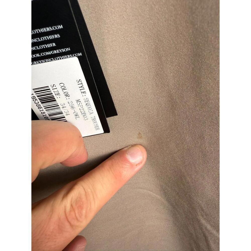 NWT* Greyson MSRP $198 Golf Performance Slim Knit Sequoia Trouser Pants 34x34 - Picture 4 of 5